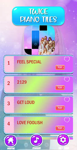 TWICE Piano Tiles game  kpoop screenshot 2