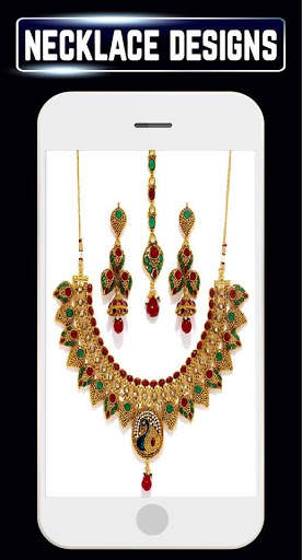 New Gold Necklace Designs Jewellery Gallery Ideas screenshot 2