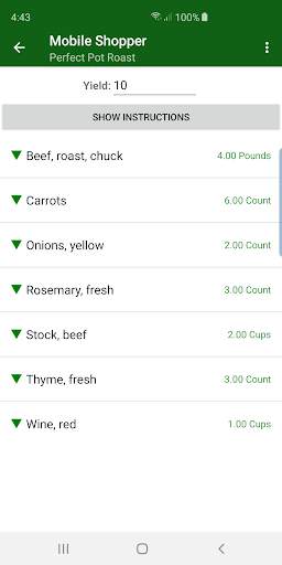 Mobile Shopper - Shopping List, Free, Fast, Small screenshot 7