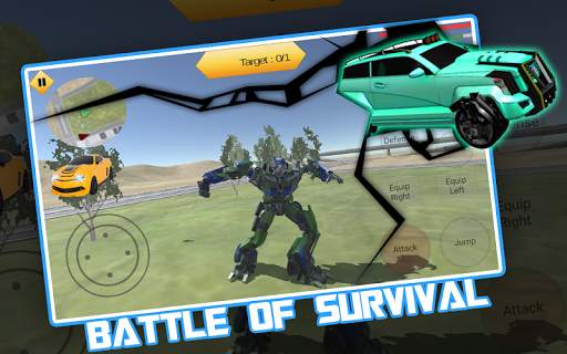 Extreme War of Robot -  Transform Car Fight screenshot 4