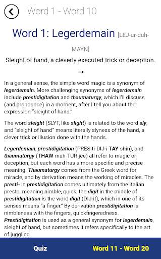 Verbal Advantage - Level 6 screenshot 2