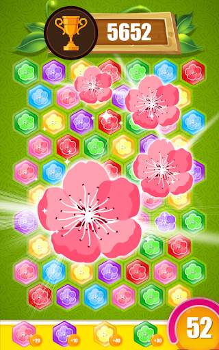 Candy Game Legend Blossom - ดอกไม้ระเบิด screenshot 1
