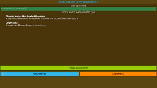 How Secure Is My Password? screenshot 8