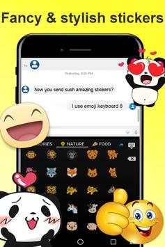 Keyboard for Phone 7 Black -  Emoji, Themes screenshot 4