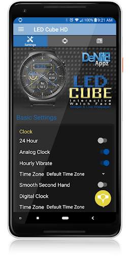 LED Cube HD Watch Face Widget & Live Wallpaper screenshot 4