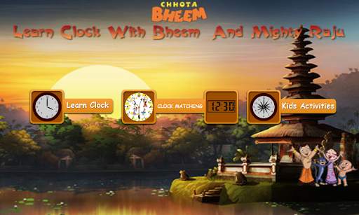 Learn Clock with Bheem screenshot 1