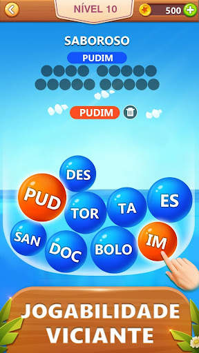 Word Bubble - jogo de palavras screenshot 2