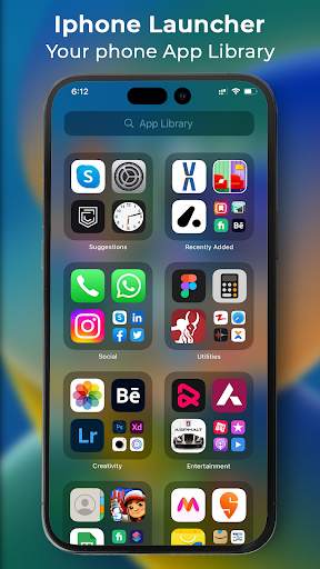 phone launcher 14pro-OS16 screenshot 6