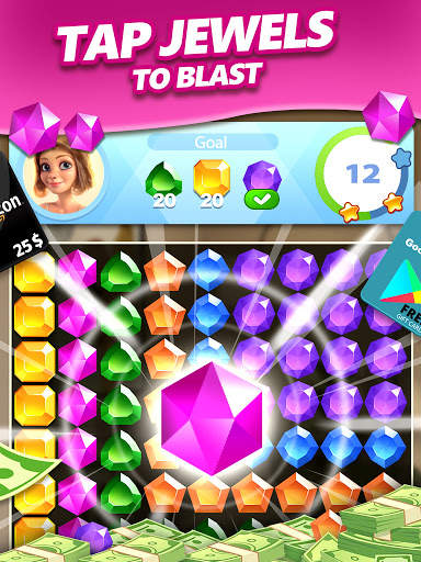 Jewel Blast & Diamond Crush Puzzle Game to BIG WIN screenshot 8