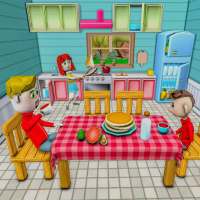 Pretend Sweet Home Family Game logo