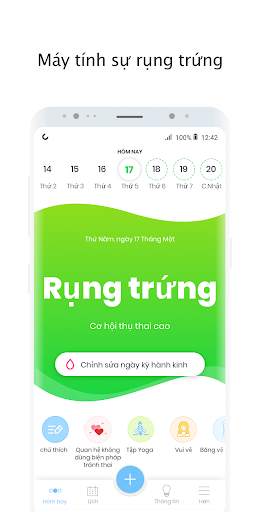 Trình theo dõi lịch kinh nguyệt và mang thai MIA screenshot 2