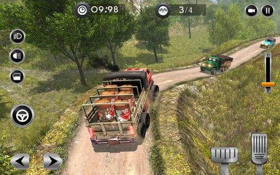 Off-Road Trucker Muddy Driving screenshot 4