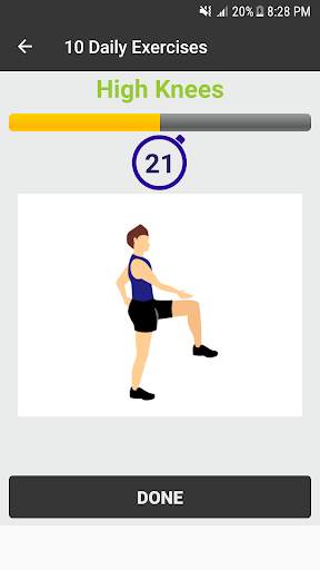 10 Daily Exercises - Full Body Workout screenshot 8