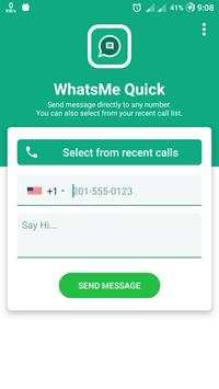WhatsMe Quick screenshot 2