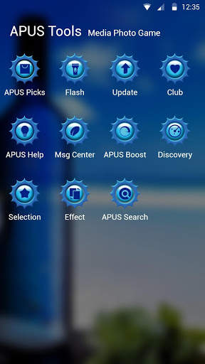 Seaside-APUS Launcher theme screenshot 3