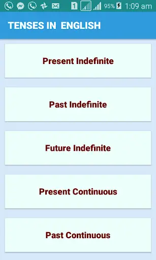 Tense In English screenshot 1
