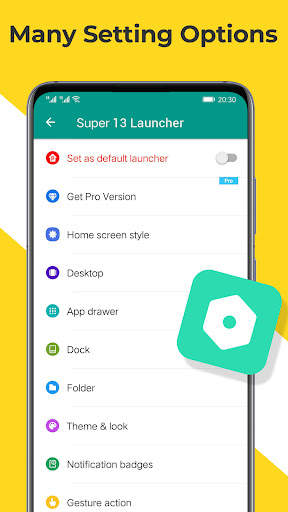Super 13 Launcher for Anroid13 screenshot 7