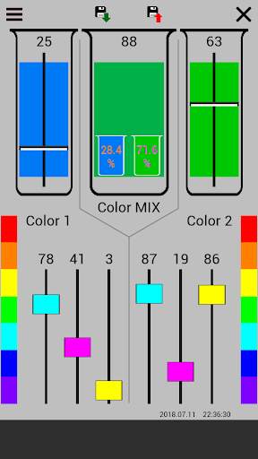 CMYK Mix Color scheme designer screenshot 3