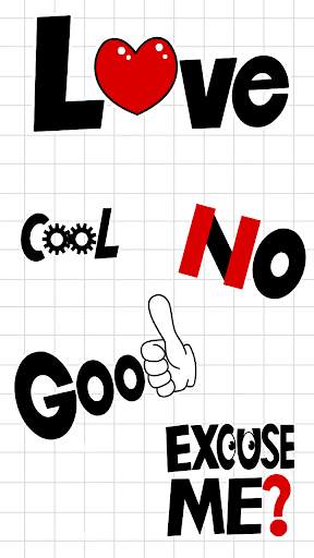 Text Gif Cute Emoji Keyboard sticker screenshot 1