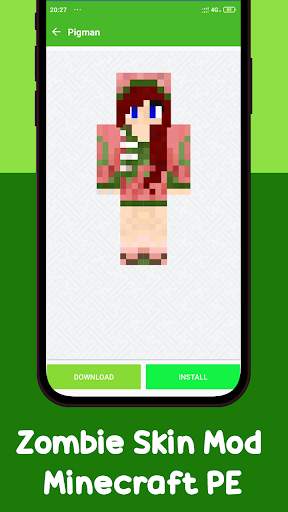 Zombie Skin Mod Minecraft PE screenshot 8