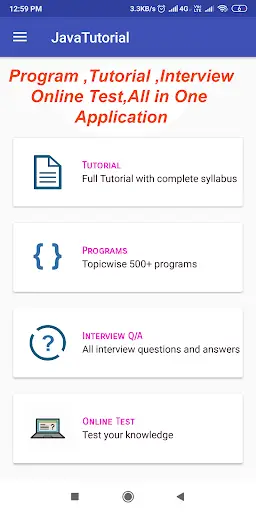 Java Programming App screenshot 1