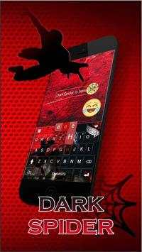 Dark Spider Keyboard Theme – New Phone Wallpaper screenshot 1