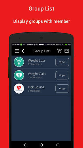 Gym Master Android Application screenshot 4