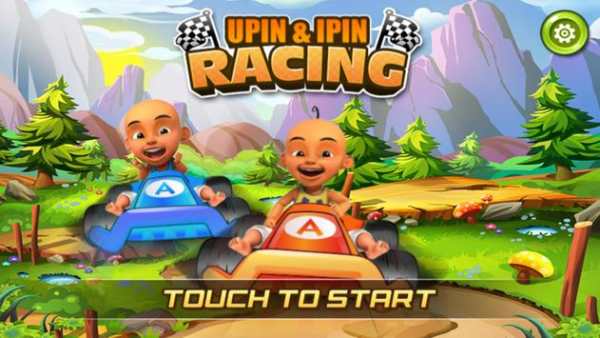 Upin Ipin Racing Car screenshot 1