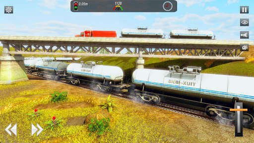 Oil Tanker Transporter Game: Pro Oil Train Driving screenshot 2