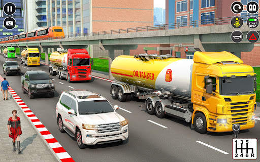 Oil Tanker Truck Driving Games screenshot 1