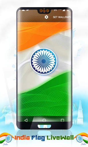 India Flag Wave HD Live Wallpaper screenshot 15