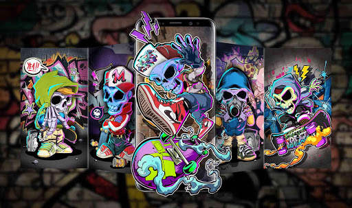Hip Hop Skull Live Wallpaper Themes screenshot 3