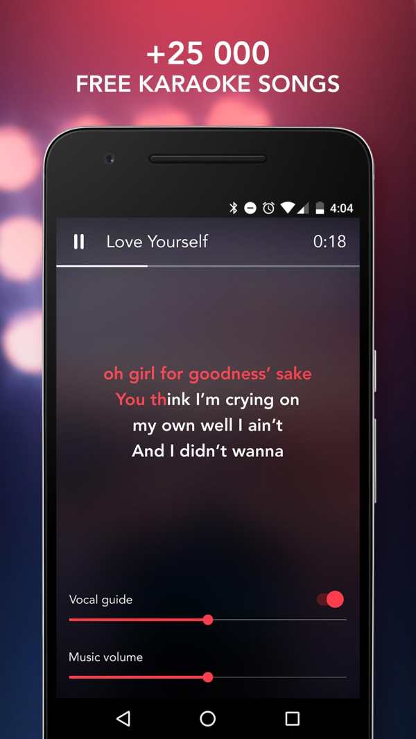 Karaoke games: sing and record screenshot 1