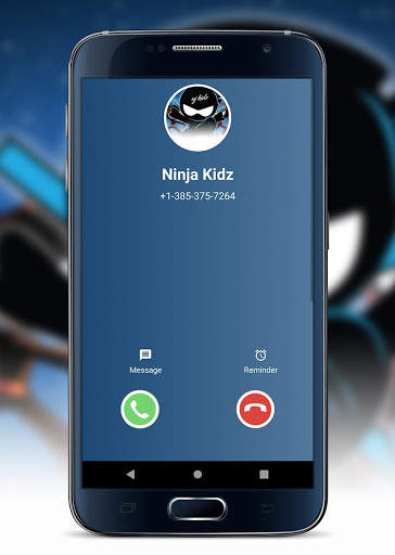 Call Ninja Kidz tv Fake Video Call and Chat screenshot 3