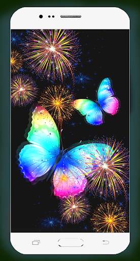 Neon Butterfly Wallpaper screenshot 6