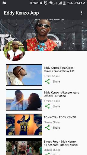 Eddy Kenzo Muisc App 1 تصوير الشاشة