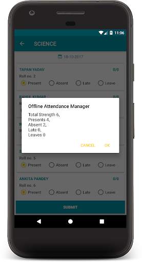 Offline Attendance Manager screenshot 7