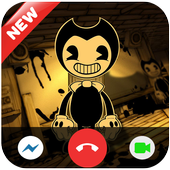 Fake call video and Chat from Bendy icon