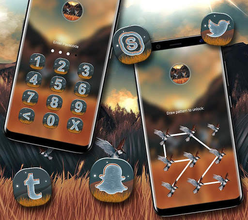 Sparrows Art Launcher Theme screenshot 3