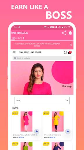 Pink : Reselling App, Work From Home, Earn Money स्क्रीनशॉट 7
