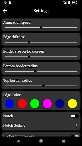 Edge Light - Neon light live Wallpaper screenshot 5
