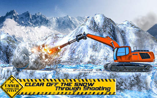 Snow Excavator Shooting Simulator: Rescue Missions screenshot 4