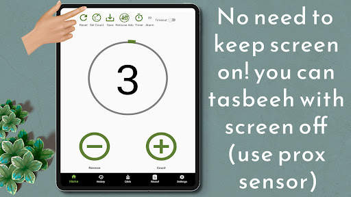 Tasbeeh Counter Digital Sebha screenshot 3