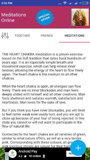 Free Online Meditations screenshot 2