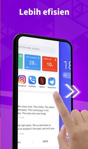 Sky Launcher - Cepat & Keren! screenshot 4