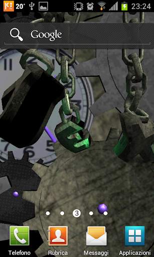 Clock Bulb 3d Live Wallpaper screenshot 3