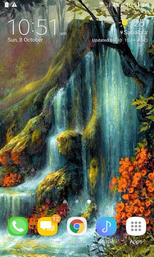 Nature Waterfall Magic LWP screenshot 2