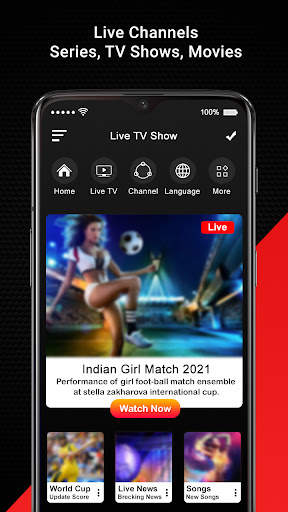 Live Cricket Tv - All TV Channels,Movies Guide screenshot 1