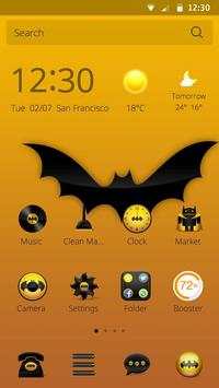 The Dark Hero-Bat Theme screenshot 2