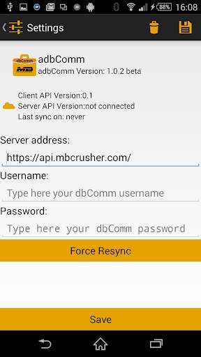 adbComm screenshot 2